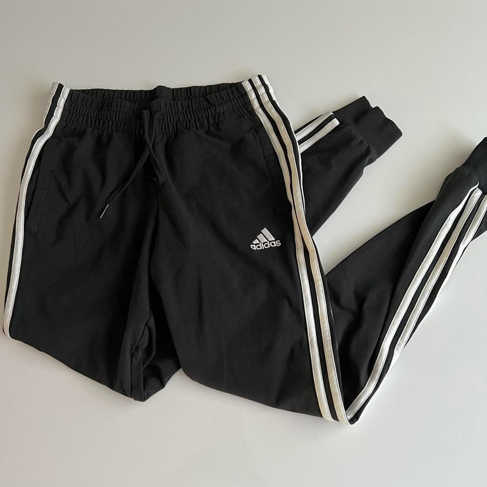 Adidas track pants joggers, black, xs